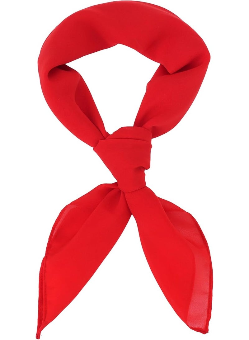 شيفون وشاح شريط رقبة وشاح مربع منديل 26 "x26" - Image 1